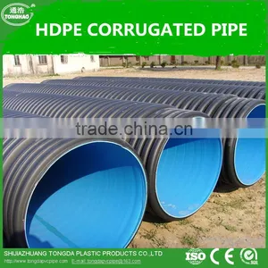 GB Standard and PE Material High Density Hdpe Double Wall Corrugated Drainage Pipes thumbnail-1