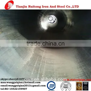 Large Diameter API 5L X70 PSL2 LSAW Steel Pipe 406mmx15.88mm thumbnail-2
