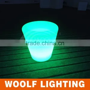 Plastic Rechargeable Remote Color Changing LED Ice Bucket Wine Bucket thumbnail-4