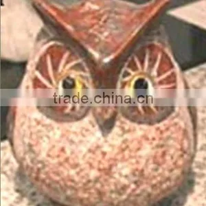 Animal Carving,owl Statue,stone Owl Sculpture thumbnail-1