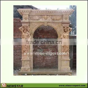 Column Marble Stone Carved Door Surround thumbnail-1