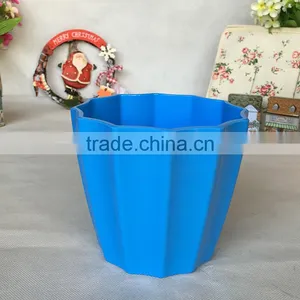 New Design Colorful Plastic Decorative Plant Pots Indoor thumbnail-1
