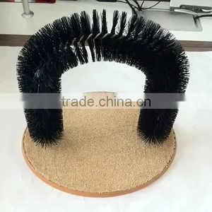 Cat Toy Arch Cat Brush Scratcher Pet Groomer thumbnail-3
