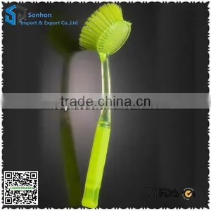 Hi-Q Plastic Pan Brush With Handle thumbnail-3