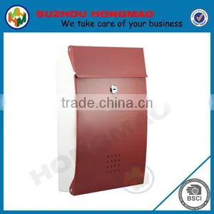 Galvanized Steel Mailbox Letterbox Wall Mounted thumbnail-1