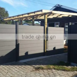 High Quality Decorative Easily Assembled WPC Fence Wood Plastic Composite Garden thumbnail-2