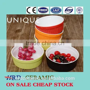 Stocked Cheap Colorful Round Shape Sceramic Noodle Bowl thumbnail-1