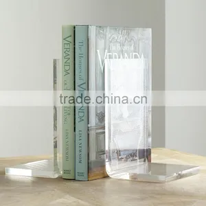 Wholesale Cheap Clear Plastic Acrylic Bookends thumbnail-1