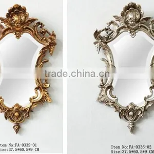 Small Size Resin Living Room Decorative Wall Mirror FA-033S-01 thumbnail-1