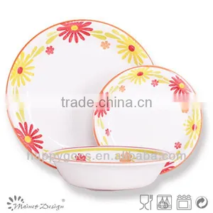 12pcs Handpainted Ceramic Dinner Set thumbnail-1