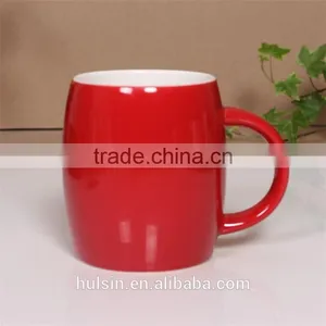 Promotional Matt Ceramic Mug With Customized Logo, Solid Color Glazed Cheap Mug thumbnail-3