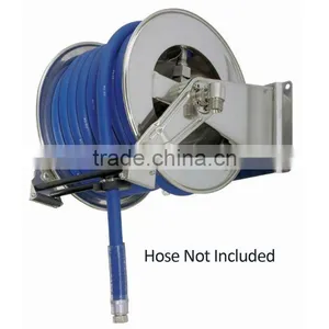 2014 New Spring Drive Retractable Stainless Steel Garden Hose Reel thumbnail-1