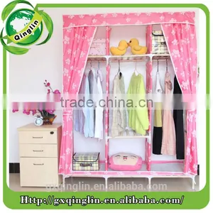 Portable Simple Style Folding Cheap Cartoon Wardrobe thumbnail-6
