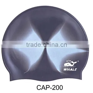 Embosses Swim Cap,Multi Color Design Swimming Cap(CAP-200) thumbnail-1