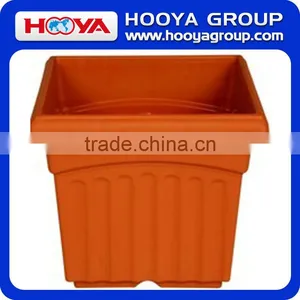 PLASTIC FLOWER VASE, PLASTIC VASE, BROWN PLASTIC VASE,RECTANGLE PLASTIC FLOWER thumbnail-1