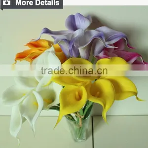 Hot Sale Real Touch Ribbon Flower Calla Lily thumbnail-6