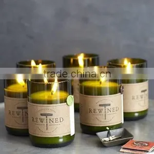 Apple Aroma Scents Wine Bottle Candle thumbnail-4