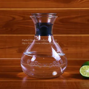 Wholesale Tableware Crystal Classical Glass Milk Bottle Water Decanter for House Decorate Hotel Resturant & Bar thumbnail-3