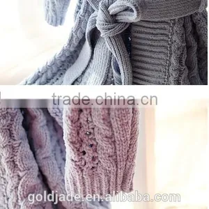 2015 New Wool Sweater Homewear ,wool Sweater Knited Housecoat,knitted Homewear for Winter Coating thumbnail-3