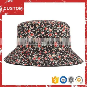 Wholesale Cheap Cool Women Bucket Hats/Floral Bucket Hat thumbnail-1