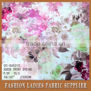 New Design Suede Print Dyeing With Brids for Girl's Garment 100%poly Printed Georgette 110gsm thumbnail-3