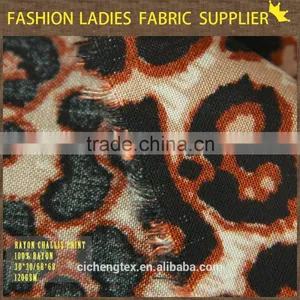 High Quality Whosale Rayon Custom Printed Fabric thumbnail-6