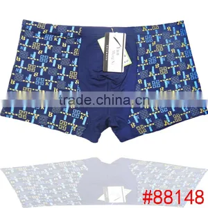 Fancy Printing Strong Men Shorts Bamboo Fiber Men Boxers Wholesale Men Boyshorts thumbnail-1