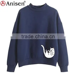 Oem Factory 100 Polyester Ladies Sweatshirts thumbnail-4