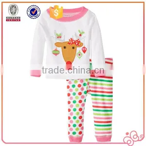 2016 Best Sell Lovely Christmas Pajamas Kids Clothes thumbnail-1