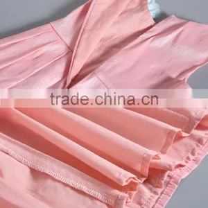 2017 Latest Wholesale Baby Clothes Hot Sale Cheap Clothing Children's Boutique Sleeveless Pink Summer Angel Dress for Baby Girl thumbnail-3