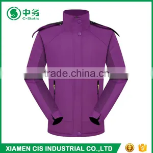 New Style Winter Warm Hooded Softshell Clothing Women Snowboard Jacket thumbnail-4