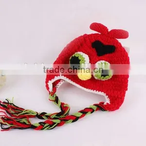 Cute Bird Handmade Baby Crochet Hat Fashion Animal Knitting Earflap Hat thumbnail-4