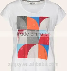 Fashion Qualified Womens Broom T-Shirt Cotton Short Sleeve Crew Neck Printed thumbnail-1