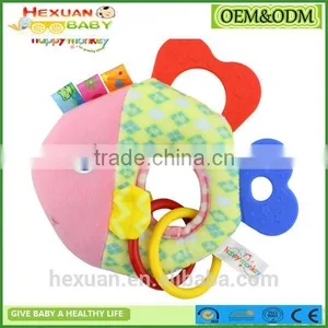 Baby Teethers Teething, Relief Teething Toys Soft Teething Bell Rings thumbnail-3