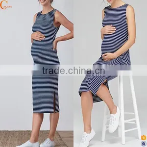 Latest Western Pregnant Design Maternity Women Dresses thumbnail-1