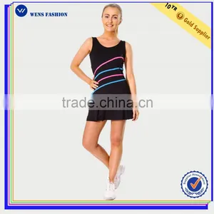 Last Design Womens Dress Manufacturers China Tennis Apparel Short Tennis Dress thumbnail-1