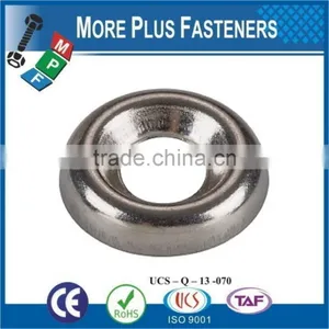 Made in Taiwan Steel Countersunk Stainless Steel Brass Steel Countersunk Finishing Washer thumbnail-5