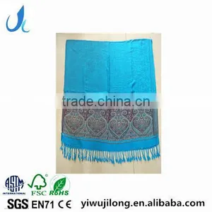 New Design Winter Women's Pashmina Stole Scarves Long Printed Shawls thumbnail-1
