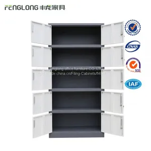 Luoyang Fenglong Produce High Quality White Godrej 5 Drawer Credential Steel Filing Cabinet thumbnail-3