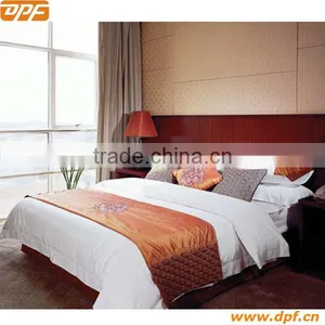 100% Polyester Embroidery Wool Filling Hotel Bed Scarf thumbnail-1