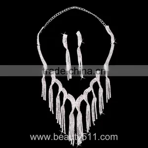 Astergarden Real Photos Wedding Evening Necklace ASJ020 thumbnail-1