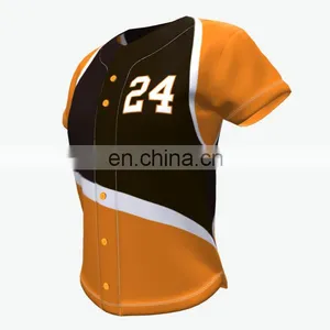 Dye Sublimation Modern Custom Team High Quality Softball Wear thumbnail-6