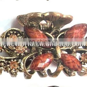 Wholesale Alloy Hair Claw Clip With Rhinestone for Women thumbnail-2