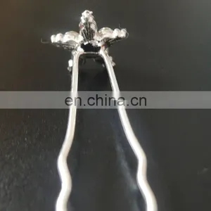 Crystal Women Bun Wedding Decorative Hairpin Hair Pin Sticks thumbnail-3