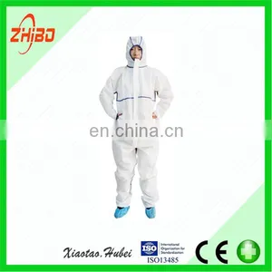 Medical Consumable Nonwoven/SMS Disposable Coverall S-Large Size thumbnail-2
