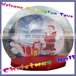 13ft Santa Claus Inflatable X-Mas Globe Ball thumbnail-1
