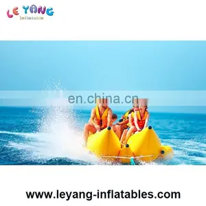 Banana Boat Inflatable Water Toy / Side By Side Inflatable Boat For Rental thumbnail-1