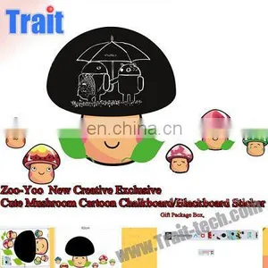 Cute Mushroom Wholesaler Chalkboard Vinyl Labels Blackboard PVC Wall Decal Sticker Removable thumbnail-1