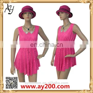 The Casual Sleeveless Style Design Women Shirt Dresses thumbnail-1