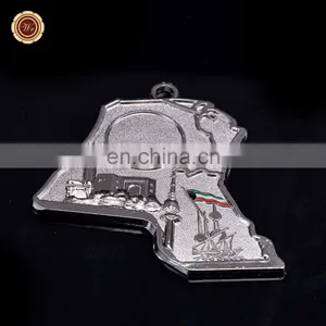 Wr Wholesale Metal Medal Collectible Silver Foil 3D Medal With Free Ribbon for Awards thumbnail-1